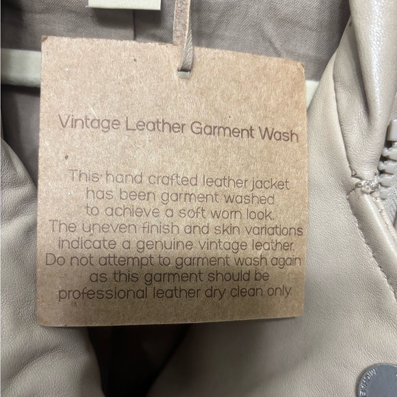 Michael Michael Kors leather jacket SZ L - Picture 5 of 16